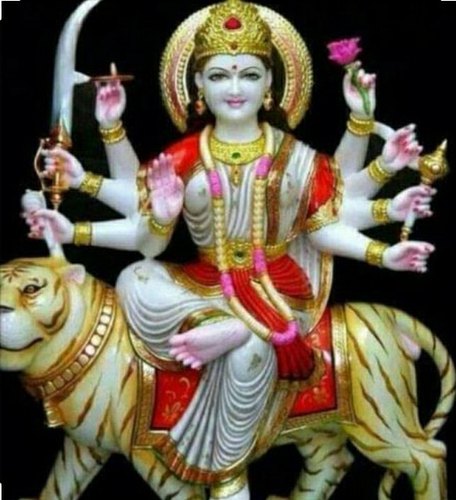 Marble Durga Statue