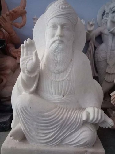 Marble Guru Nanak Statue