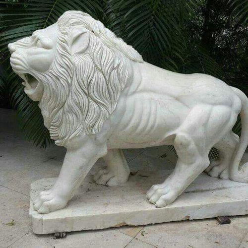 Marble Lion Statue