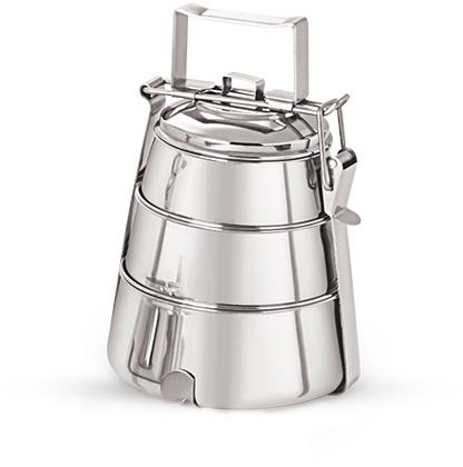 Stainless Steel Pyramid Tiffin