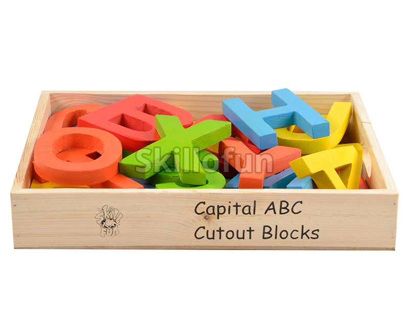 Capital ABC Cutout Blocks
