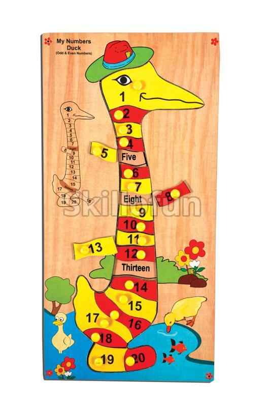 My Number Duck Puzzle