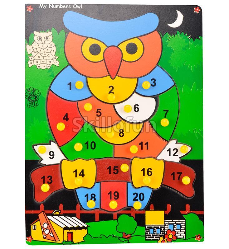 My Number Owl Puzzle