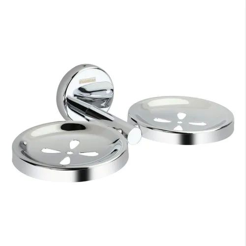 Zorba Stainless Steel Double Soap Dish