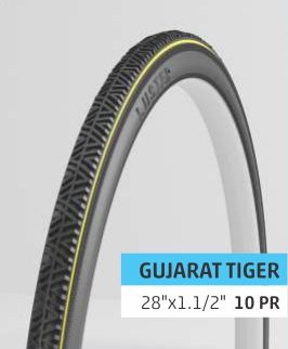 10 PR Gujarat Tiger Bicycle Tyre