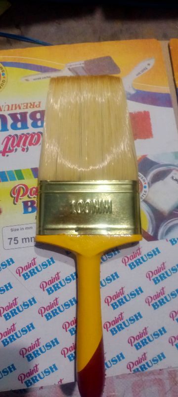 100 mm Yellow Paint Brush