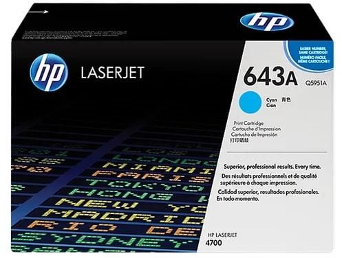 HP 643A Cyan Toner Cartridge