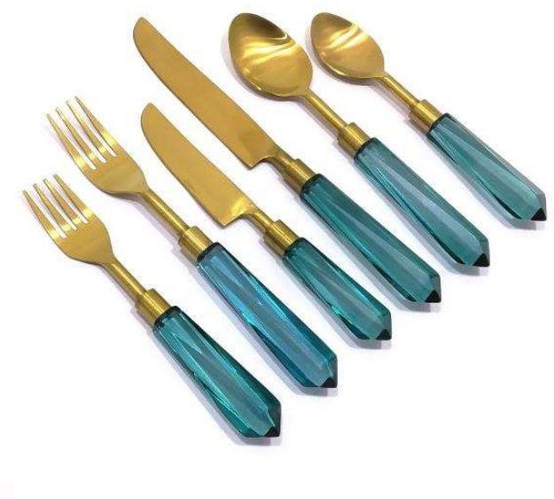 Stainless Steel Acrylic Cutlery Set