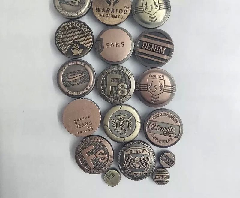 metal jeans buttons