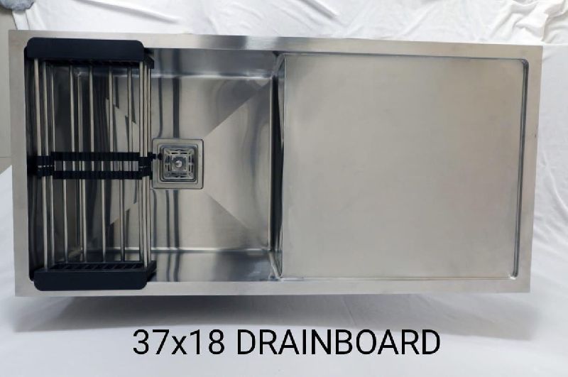 37x18 Inch Drainboard Handmade Kitchen Sink