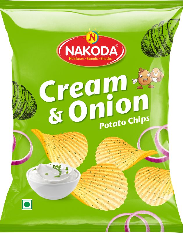 Cream & Onion Potato Chips