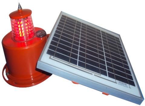Solar Powered Low Intensity Aviation Warning Light