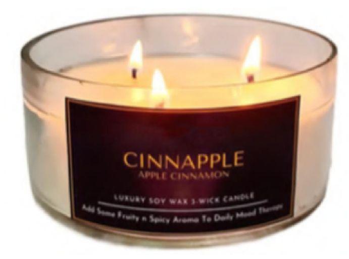 Triple Wick Bowl Candles
