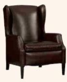Leather Black Single Seater Sofa