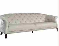 Leather Classic Double Seater Sofa