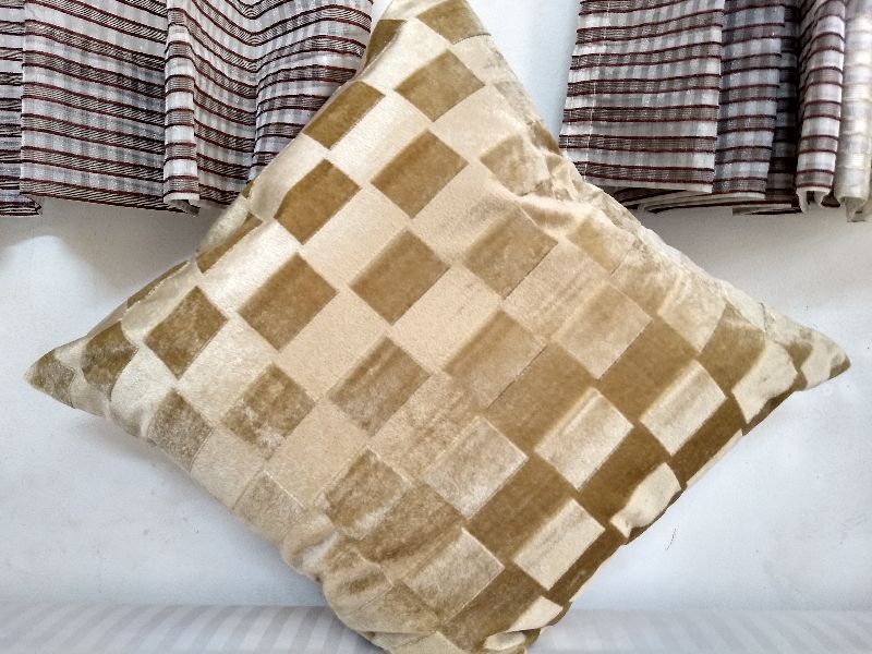 Handmade Silk Chinar Cushion Cover