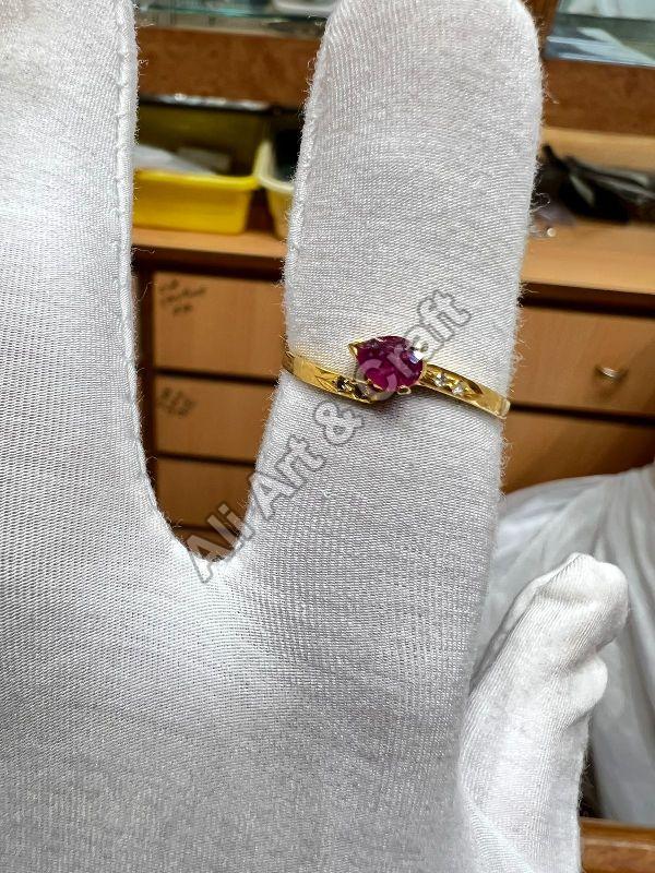 Ruby Gold Rings