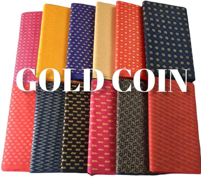 Gold Coin Cotton Fabric