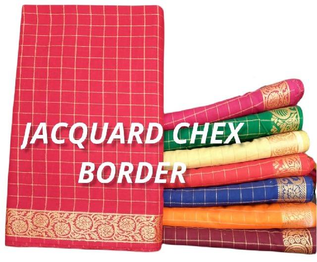 Jacquard Chex Border Fabric