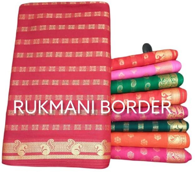 Rukmani Border Jacquard Fabric