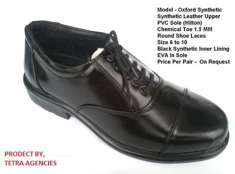 Oxford Synthetic Leather Safety Shoes