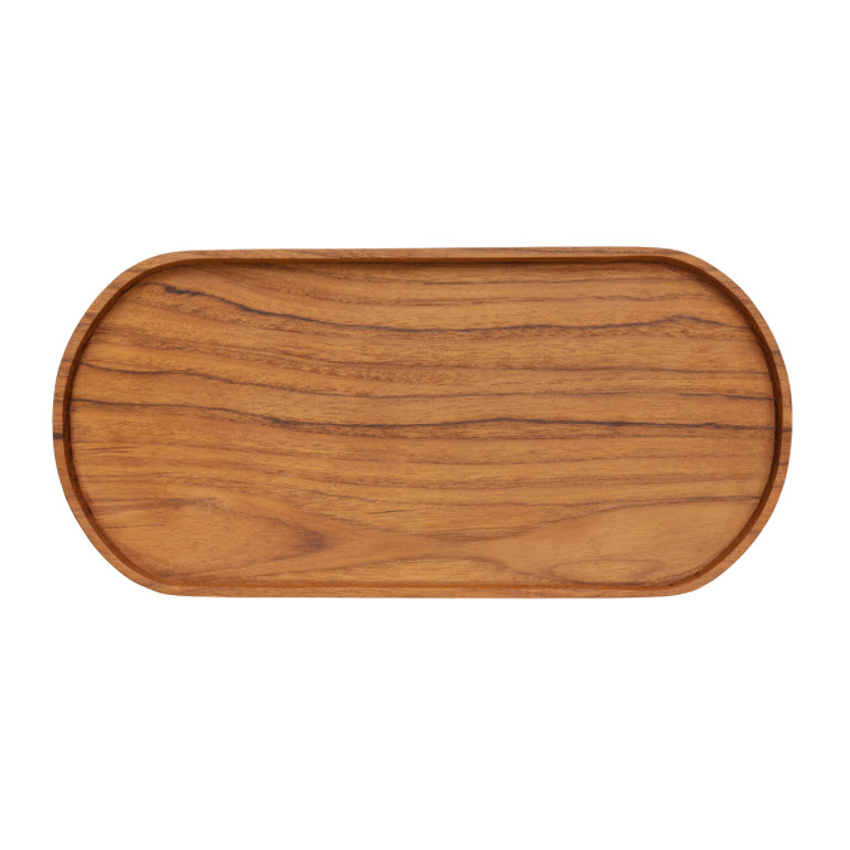 Wooden Oval Platter