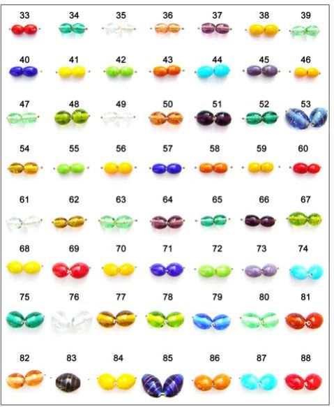 AE-01 Beads Color Card