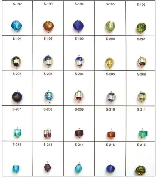 AE-02 Silver Foil Beads