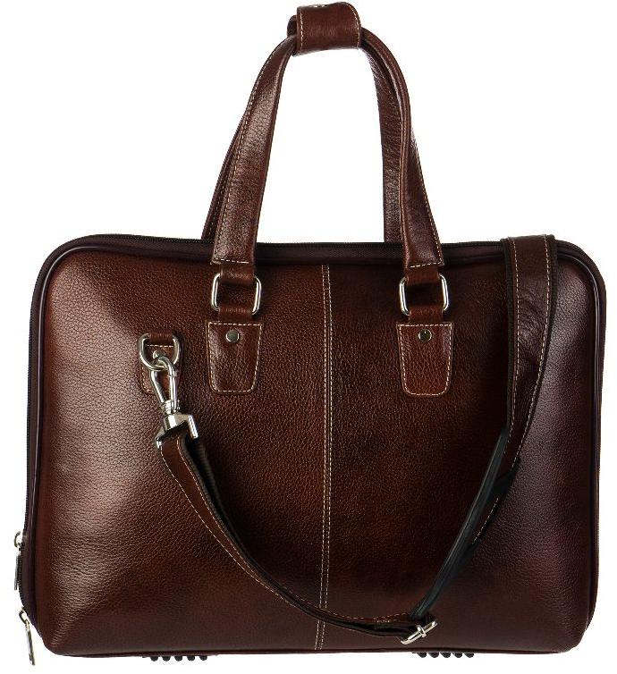 UNISEX BROWN LEATHER BAG