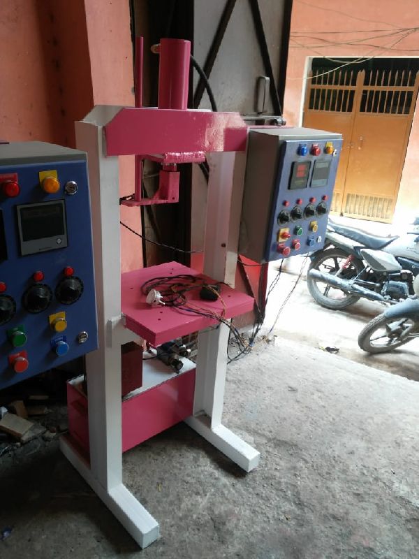 Semi Automatic Hydraulic Buffer Plate Making Machine