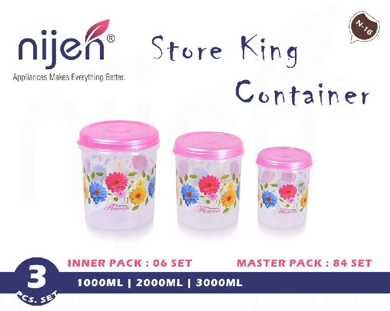 Plastic Store King Container Set