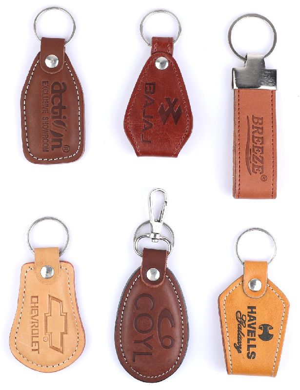 Imported Leather & Rexine Keychain