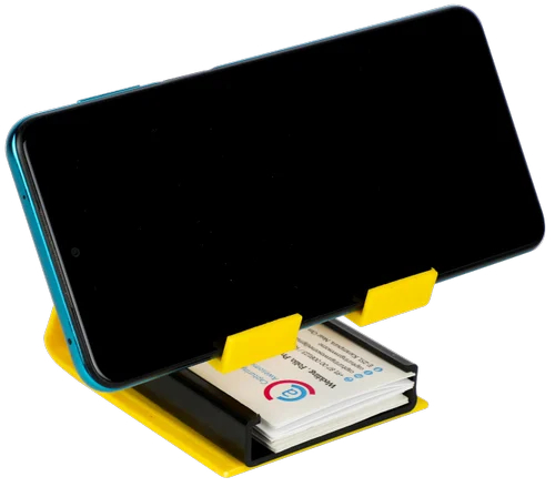 Plastic Mobile Stand With Visiting Card Holder