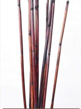 Red Brown Bamboo Sticks