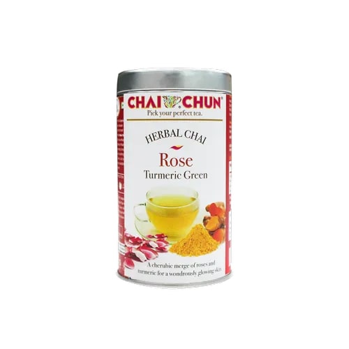Rose Turmeric Herbal Green Tea