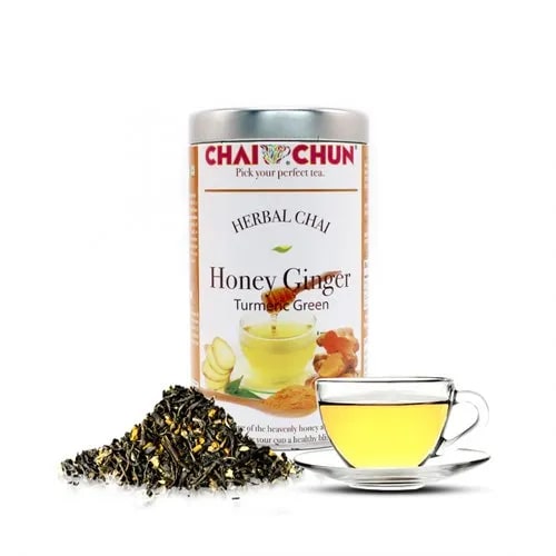 Turmeric Ginger Honey Herbal Green Tea