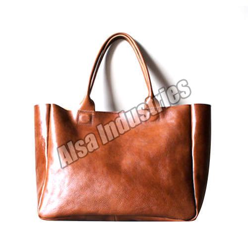 Ladies Leather Tote Bag