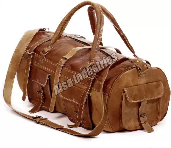 Leather Duffle Bag