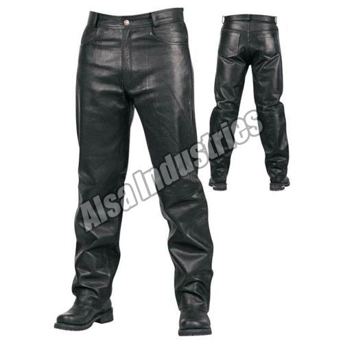 MENS OVERSIZED LEATHER TROUSERS – COTIERE