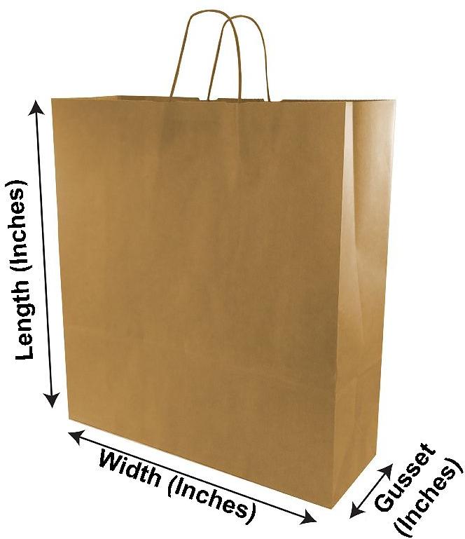 Dimensional Kraft Paper Bags