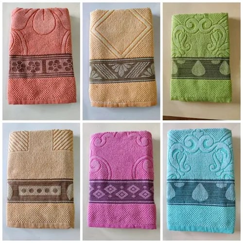 Cotton Embroidered Bath Towel