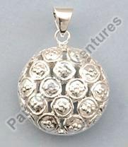 925 Sterling Silver Cage Pendant