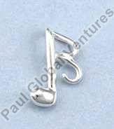 925 Sterling Silver Music Symbol Pendant