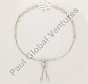 925 Sterling Silver Religious Bracelet