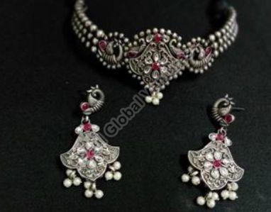 Handmade Silver Replica Necklace Set