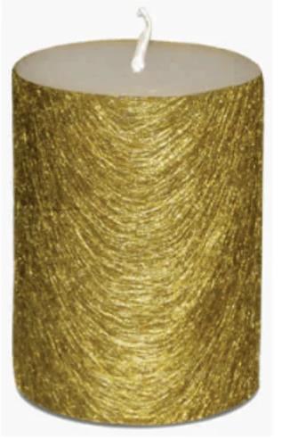 Golden Pillar Candles