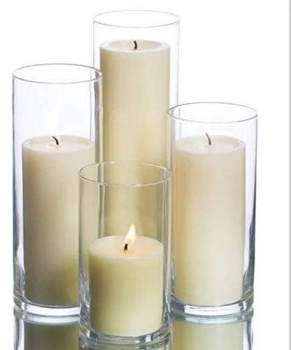 White Pillar Candles