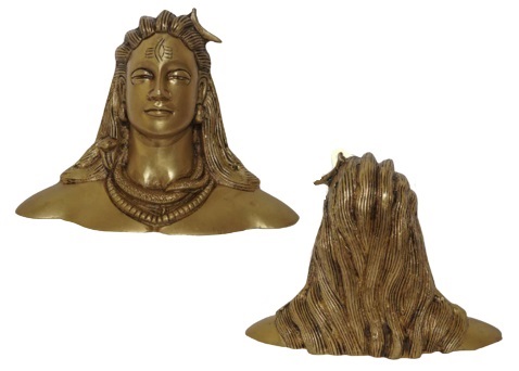 Brass Adiyogi Shiva Statue