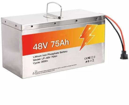 48V 75AH Lithium Phosphate Battery