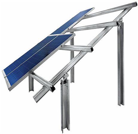 GI Solar Panel Mounting Structure